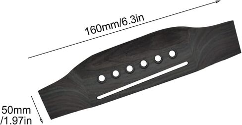 6 String Acoustic Guitar Bridge Set Guitar Bridge Guitar Pin Nut Guitar Up Bottom Saddle Set in Saudi Arabia