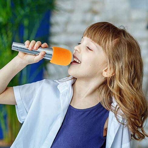 20 قطعة من اغطية الميكروفون الملونة للميكروفون قابلة لاعادة الاستخدام تناسب معظم الميكروفونات القياسية المحمولة (10 الوان) in Kuwait