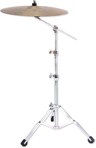 GIOCO Boom Cymbal Stand with Sturdy Double-Braced Legs, Three-Tier Height Adjustment(22"-49") in Saudi Arabia