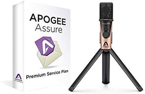 Apogee Hype Mic with 3-Year Assure Extended Service Plan - USB Microphone with Analog Compression for Capturing Vocals and Instruments, Streaming, Podcasting, and Gaming, Made In USA in Kuwait