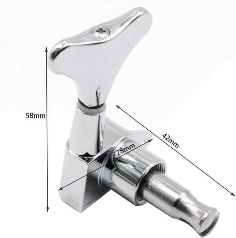 ديسينس اوتاد ضبط الجهير محكمة الغلق رؤوس الة 2L2R ملحقات باس كهربائية كروم in Kuwait