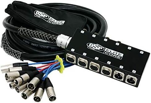 Elite Core PS8425 8 x 4 25' Stage Snake - 8 Sends 4 Returns in Kuwait