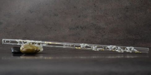 Hall Crystal Flute 21701 - فلوت زجاجي أوفست باللون G - زنبق أبيض in Kuwait
