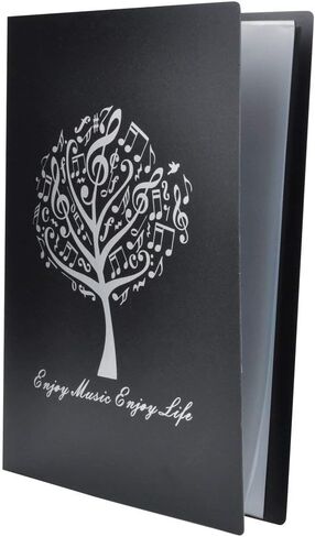 Music File Folder A4 Size Sheet Music Folder Paper Documents Music Themed 40 Pockets Storage Folder in Saudi Arabia