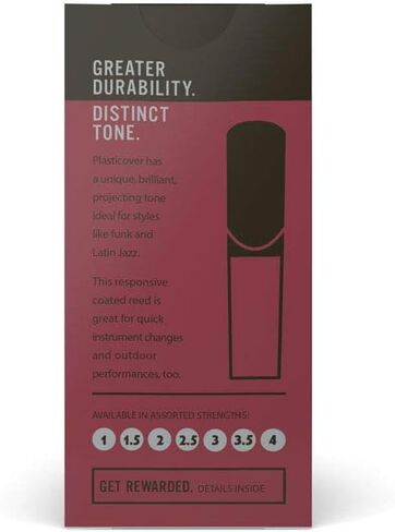 Rico Plasticover Bb Clarinet Reeds, Strength 1.0, 5-pack in Saudi Arabia