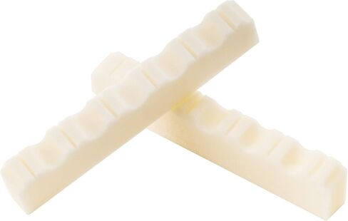 Musiclily Slotted 6 String Classical Guitar Bone Nut, DJ-01 52x6x9/8.5mm (Pack of 2) in Saudi Arabia