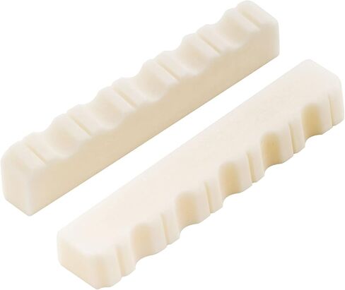 Musiclily Slotted 6 String Classical Guitar Bone Nut, DJ-01 52x6x9/8.5mm (Pack of 2) in Saudi Arabia