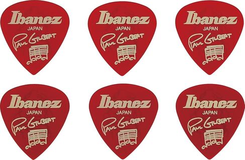 Ibanez B1000PG Paul Gilbert Signature Picks 6 Pack (B1000PGBK),Black in Kuwait