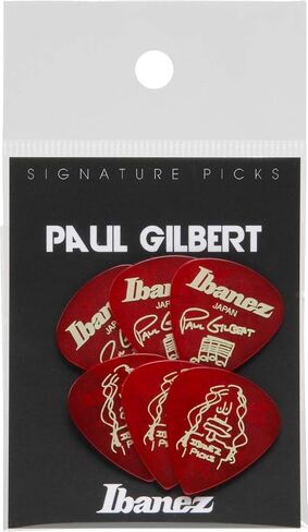 Ibanez B1000PG Paul Gilbert Signature Picks 6 Pack (B1000PGBK),Black in Kuwait