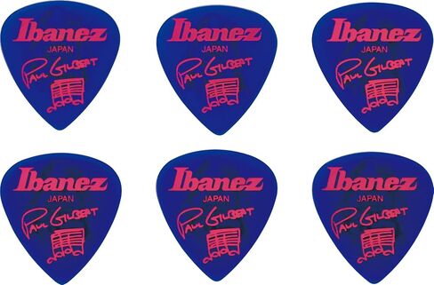 Ibanez B1000PG Paul Gilbert Signature Picks 6 Pack (B1000PGBK),Black in Kuwait