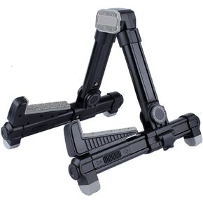 Durable Easy Folding Alumium Alloy A Frame Ukulele Stand, Black in Kuwait