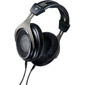 سماعات الرأس Shure SRH1840 الاحترافية ذات الظهر المفتوح - محركات نيوديميوم مقاس 40 مم متطابقة بشكل فردي للحصول على مستويات عالية سلسة وممتدة وجهير دقيق، مثالية لإتقان تطبيقات الاستماع الحرجة أو