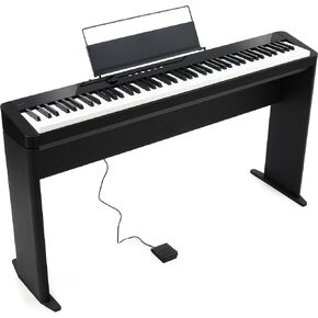 بيانو رقمي من Casio Privia PX-S1100 - أسود مع حامل CS68 in Saudi Arabia