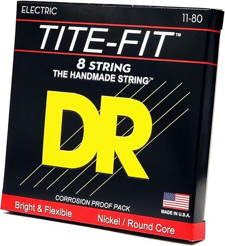 DR Strings TITE FIT Electric Guitar Strings (TF8-11) in Kuwait