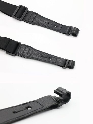 Double Use Adjustable Nylon Ukulele Strap - Can be Use as Ukulele Neck Strap or Ukulele Shoulder Strap (BLACK) in Saudi Arabia
