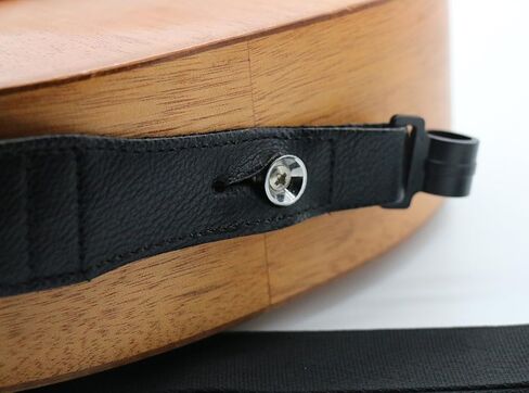 Double Use Adjustable Nylon Ukulele Strap - Can be Use as Ukulele Neck Strap or Ukulele Shoulder Strap (BLACK) in Saudi Arabia