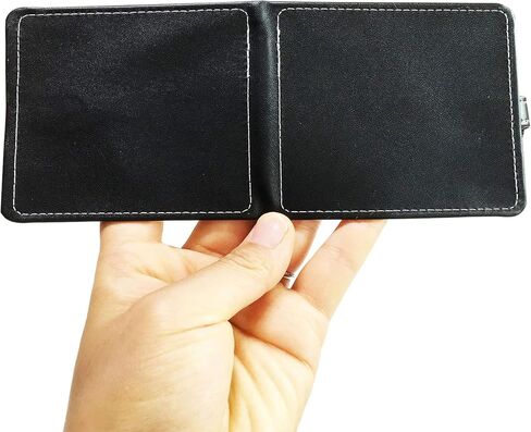 حامل عزف غيتار من الجلد الناعم من نوع المحفظة، 12 قطعة، مناسبة لـ 6 سلسلة/4 خيوط جيتار/الباس / القيثارة (سوداء) in Kuwait