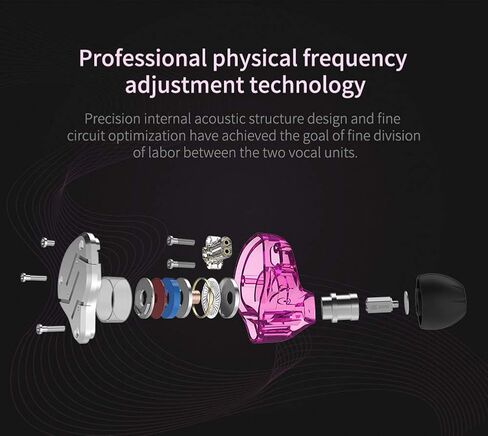 KZ ZSN Hybrid Driver IEM Detachable Tangle-Free Cable Musicians (Black Cyan) in Saudi Arabia