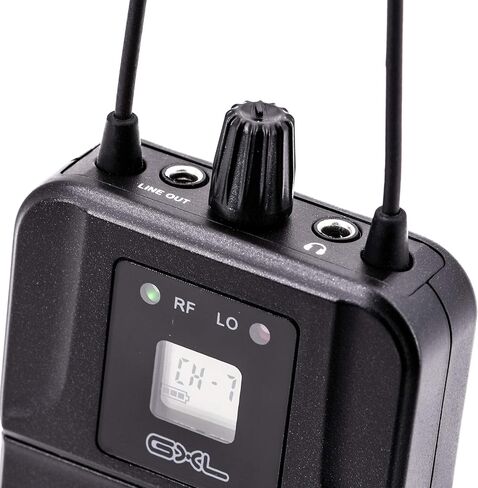 نظام مراقبة الأذن CAD Audio GXLIEM4 Frequency Agile Wireless داخل الأذن - أربعة مزيج منفصل - يتضمن 4 سماعات أذن MEB1، و4 أجهزة استقبال Bodypack، وأذنين مثبتتين على حامل ومجموعة نقل الهوائي، أسود in Kuwait