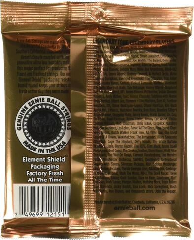 Ernie Ball Earthwood Rock & Blues Phosphor Bronze Acoustic Guitar Strings 3-pack, 10-52 Gauge (P03451) in Saudi Arabia
