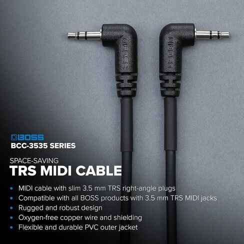BOSS MIDI Cable, BCC-1-3535 (BCC-1-3535) in Saudi Arabia