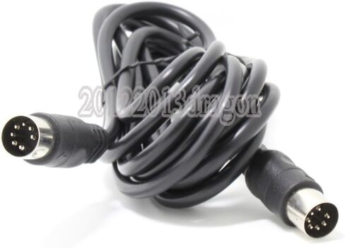 7 Pin Din Midi Cable Male to Male 9ft 3m Controller Interface Audio Cable for Bang & Olufsen, Naim, Quad.Stereo SystemsCable in Saudi Arabia