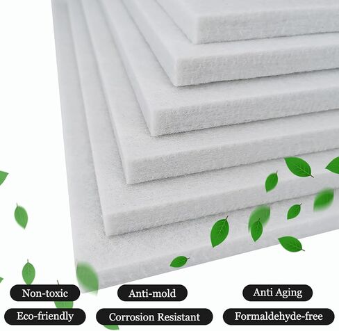 ممتص الصوت BXI - 16 × 12 × 3/8 بوصة 6 قطع من لوحة امتصاص الصوت عالية الكثافة، لوحات امتصاص الصوت تقلل من تردد الصدى، لوحات صوتية قابلة للمعالجة الصوتية للجدار والسقف in Kuwait