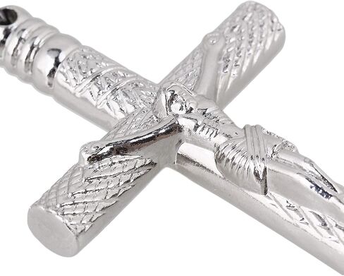 Lovermusic Silver Chrome Plated Steel Dia 0.39inch Crucifix DrumTuning Key with Long Chain Drum Accessories in Saudi Arabia