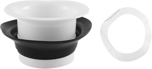 Kenwosen Drum Enhancer ABS Rubber Drum Kick Enhancer with Black Port Hole Protector,Mic Hole Drum,White, (500147201A1) in Saudi Arabia