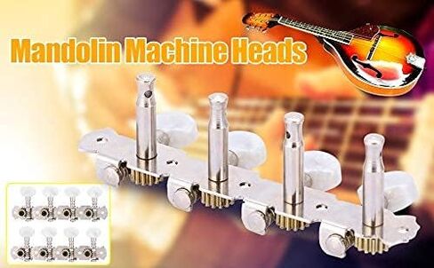 Mandolin Tuning Pegs, 4L4R Machine Heads String Tuning Pegs for 8 Strings Mandolin Instruments Accessory Other string instrument accessories in Kuwait