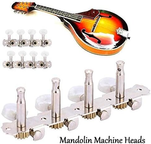 Mandolin Tuning Pegs, 4L4R Machine Heads String Tuning Pegs for 8 Strings Mandolin Instruments Accessory Other string instrument accessories in Kuwait