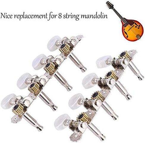 Mandolin Tuning Pegs, 4L4R Machine Heads String Tuning Pegs for 8 Strings Mandolin Instruments Accessory Other string instrument accessories in Kuwait