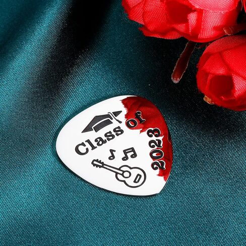 Class of 2023 Guitar Picks Graduation Gifts for Him Her Teen Boy Girl Guitar Player Music Students Senior College Middle High School 5th 8th 12th Grade Daughter Son Graduate Master Phd Best Friend Kid in Saudi Arabia