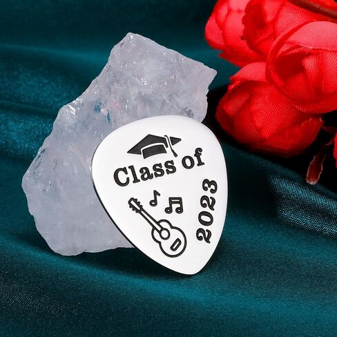 Class of 2023 Guitar Picks Graduation Gifts for Him Her Teen Boy Girl Guitar Player Music Students Senior College Middle High School 5th 8th 12th Grade Daughter Son Graduate Master Phd Best Friend Kid in Saudi Arabia