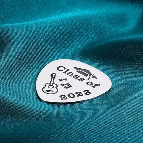 Class of 2023 Guitar Picks Graduation Gifts for Him Her Teen Boy Girl Guitar Player Music Students Senior College Middle High School 5th 8th 12th Grade Daughter Son Graduate Master Phd Best Friend Kid in Saudi Arabia