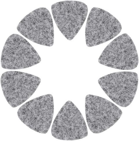 Vbest life Music Felt Picks Ukulele Plectrum Guitar Plectrum Wool Felt Picks 3mm Plectrums White Black Gray Instrument Accessory in Kuwait
