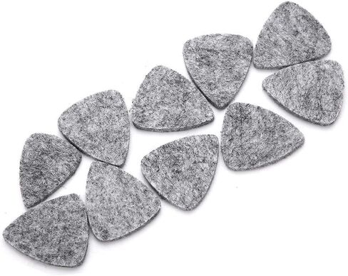Vbest life Music Felt Picks Ukulele Plectrum Guitar Plectrum Wool Felt Picks 3mm Plectrums White Black Gray Instrument Accessory in Kuwait