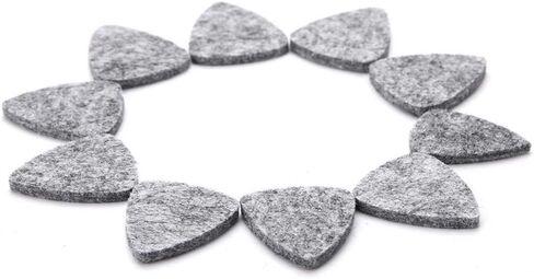 Vbest life Music Felt Picks Ukulele Plectrum Guitar Plectrum Wool Felt Picks 3mm Plectrums White Black Gray Instrument Accessory in Kuwait