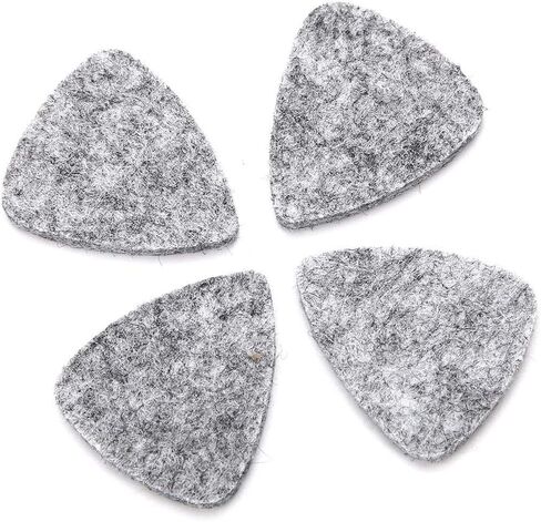Vbest life Music Felt Picks Ukulele Plectrum Guitar Plectrum Wool Felt Picks 3mm Plectrums White Black Gray Instrument Accessory in Kuwait