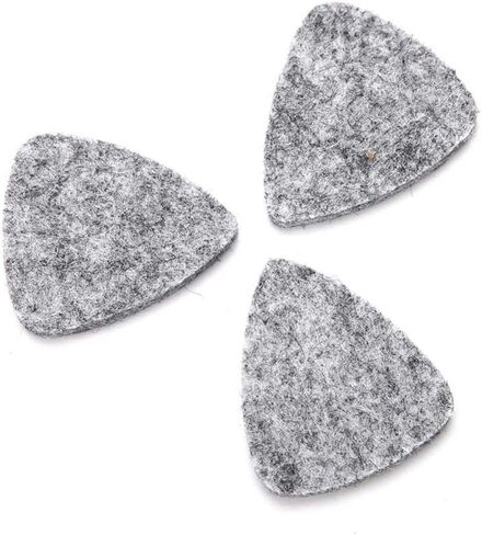 Vbest life Music Felt Picks Ukulele Plectrum Guitar Plectrum Wool Felt Picks 3mm Plectrums White Black Gray Instrument Accessory in Kuwait