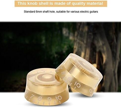 4 قطع من مقابض الجيتار الكهربائي، مقابض بديلة للتحكم في مستوى الصوت وسرعة نغمة الجيتار للجيتار الكهربائي Les Paul LP (ذهبي) in Kuwait