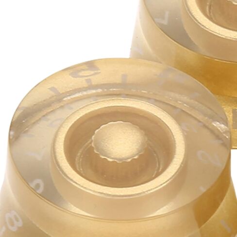 4 قطع من مقابض الجيتار الكهربائي، مقابض بديلة للتحكم في مستوى الصوت وسرعة نغمة الجيتار للجيتار الكهربائي Les Paul LP (ذهبي) in Kuwait