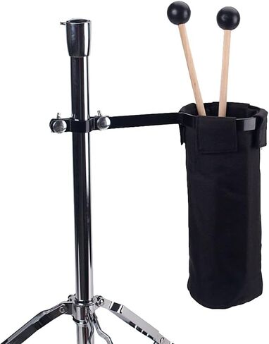 Drum Stick Holder Drumstick Bags for Drum Set Drum Stick Holder Screw Fixation Bag Container (Gray) in Saudi Arabia