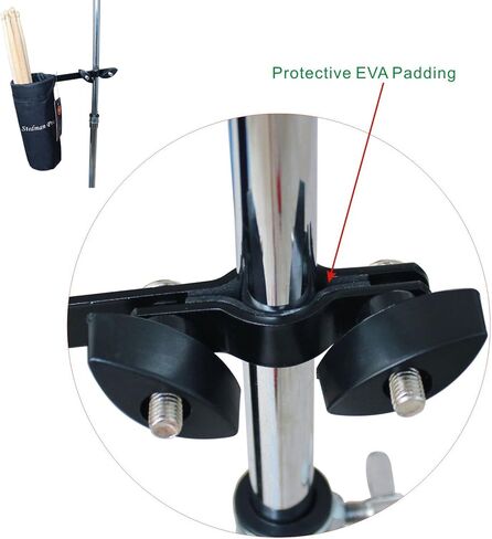 Vizcaya Drum Stick حامل عصا الطبل مع مفتاح الطبل (أسود) in Kuwait