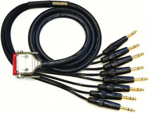 Mogami GOLD-DB25-TRS-15 Analog Recorder Interface Cable, 8 Channel, DB25 to TRS, 15 ft. in Kuwait