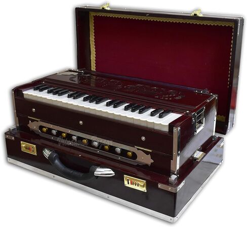فريندافنابازار دوت كوم هارمونيوم فاخر محمول، ماهوجني داكن، 2 قصبة، 3.5 اوكتاف in Kuwait