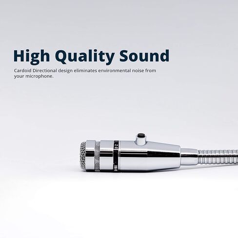 Rebuild Skills 515SBG-18X Cardioid Dynamic Low Z Microphone with 18" Inch Gooseneck and Push-to-Talk Switch in Saudi Arabia