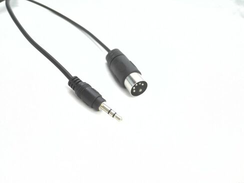 كابل ذكر 5-Pin DIN، قابس 5 Pin Din MIDI إلى 3.5 مم (1/8 بوصة) كابل صوت ستيريو TRS ستيريو ذكر لتشغيل مخرج إشارة الآلة الموسيقية الإلكترونية 3 متر (10 أقدام، 3.5M-5 DIN M) in Saudi Arabia