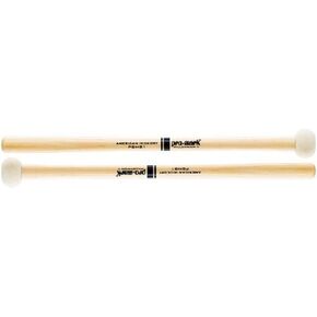 ProMark Bass Drum Mallets - Performer Series - Special Extra Dense Felt Head - Ideal for 16-18 inch Bass Drums - American Hickory Handles with Comfort Flare Grip - 1 Pair