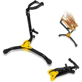 حامل ألتو/تينور ساكس - قابل للطي (12") & قابل للتعديل - تصميم قاعدة مثلثة من KUWAN in Kuwait